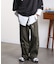 MILITARY WIDE LEG PANTS