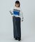SATIN LONG SKIRT