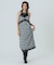 FLOWER PRINT CHECK CAMI DRESS