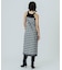 FLOWER PRINT CHECK CAMI DRESS
