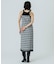 FLOWER PRINT CHECK CAMI DRESS