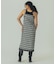 FLOWER PRINT CHECK CAMI DRESS