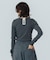 LONG SLEEVE RIB TOP