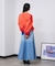PANEL DENIM LONG SKIRT