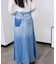 PANEL DENIM LONG SKIRT