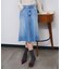 PANEL DENIM MINI SKIRT