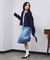 PANEL DENIM MINI SKIRT
