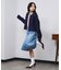PANEL DENIM MINI SKIRT