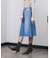 PANEL DENIM MINI SKIRT