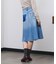 PANEL DENIM MINI SKIRT
