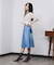 PANEL DENIM MINI SKIRT