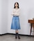 PANEL DENIM MINI SKIRT