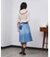 PANEL DENIM MINI SKIRT