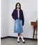 PANEL DENIM MINI SKIRT