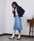 PANEL DENIM MINI SKIRT