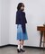 PANEL DENIM MINI SKIRT