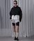 Knit biker pants