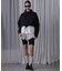 Knit biker pants