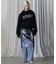 「NEW WAVE」ロゴ フーデッド スウェット
