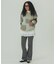 CUT FLARE PANTS