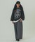 VOLUME SLEEVE PRINT SWEAT