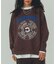 EMBROIDERY PRINT FRINGE SWEAT