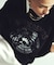 EMBROIDERY PRINT FRINGE SWEAT