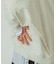 EMBROIDERY PRINT FRINGE SWEAT