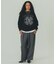 EMBROIDERY PRINT FRINGE SWEAT