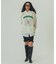 EMBROIDERY PRINT FRINGE SWEAT