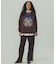 EMBROIDERY PRINT FRINGE SWEAT