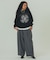 EMBROIDERY PRINT FRINGE SWEAT