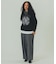 EMBROIDERY PRINT FRINGE SWEAT