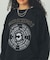EMBROIDERY PRINT FRINGE SWEAT