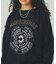 EMBROIDERY PRINT FRINGE SWEAT