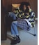 SHAGGY CHECK COAT