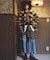 SHAGGY CHECK COAT