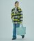 SHAGGY CHECK COAT