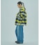 SHAGGY CHECK COAT