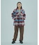 SHAGGY CHECK COAT