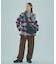 SHAGGY CHECK COAT