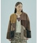 PATCHWORK FAUXFUR COAT