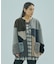 PATCHWORK FAUXFUR COAT