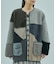 PATCHWORK FAUXFUR COAT