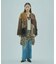 PATCHWORK FAUXFUR COAT