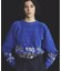 BEADS and SEQUIN EMBROIDERY KNIT TOP