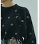 BEADS and SEQUIN EMBROIDERY KNIT TOP