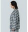 FLOWER PRINT CHECK SHIRT