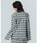 FLOWER PRINT CHECK SHIRT
