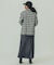 FLOWER PRINT CHECK SHIRT
